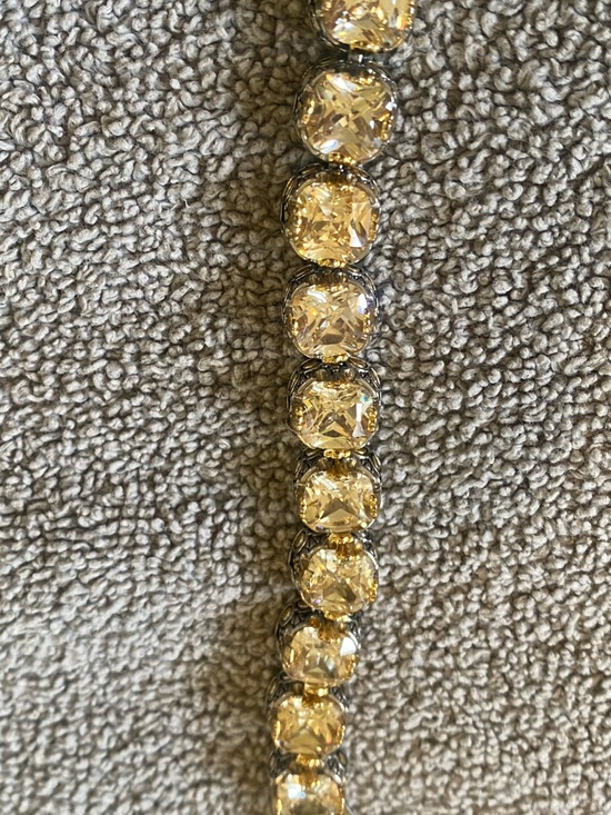 Jewelry - Gold Crystal Tennis Bracelet - Women Jewelry
